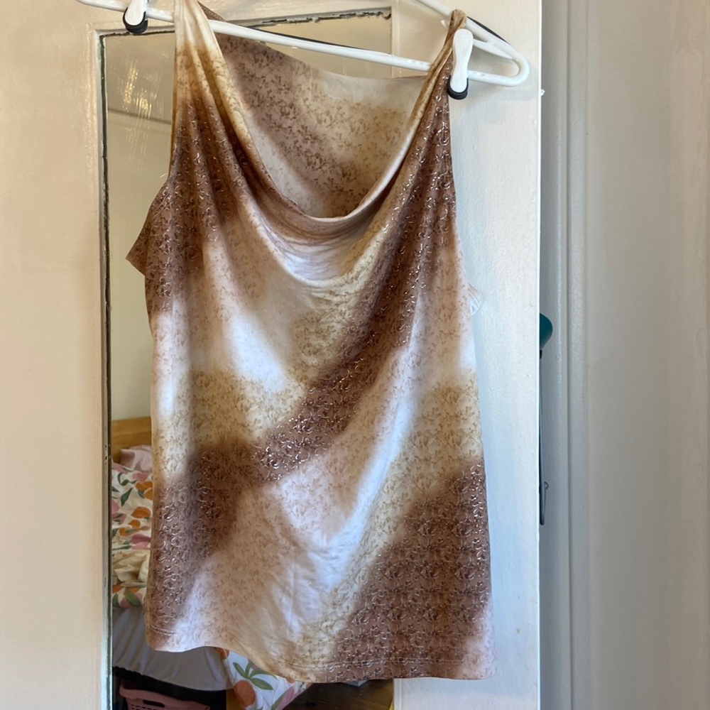 Vintage Y2K cowl neck tank